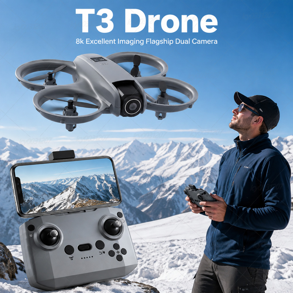 Drone Kit Tricopter - NEW T3 MINI RC Drone Profession